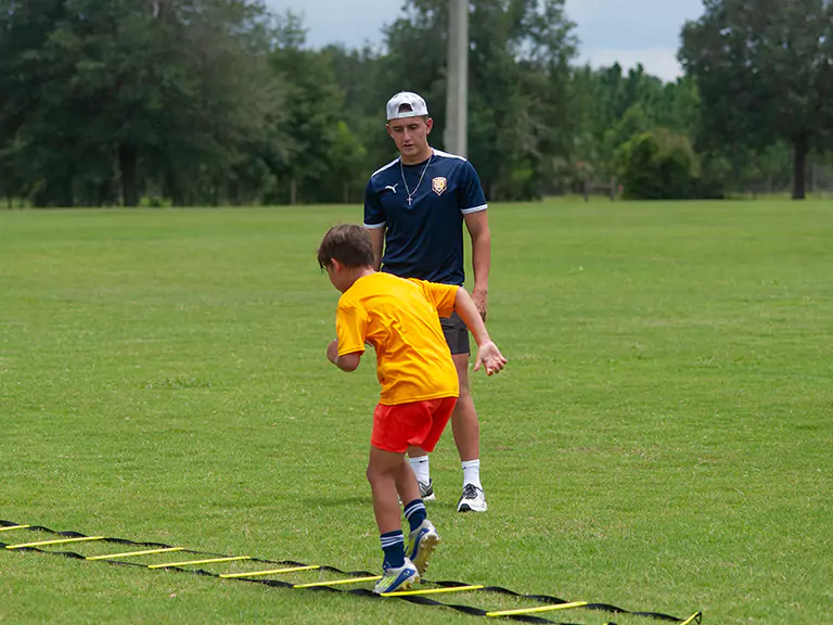 Agility and speed soccer training